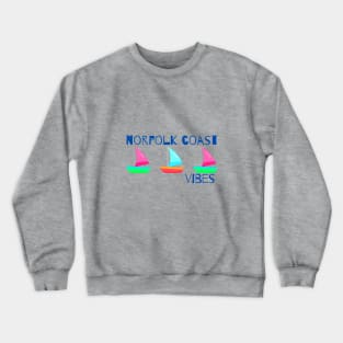 Norfolk Coast Vibes - Sail Boats Crewneck Sweatshirt